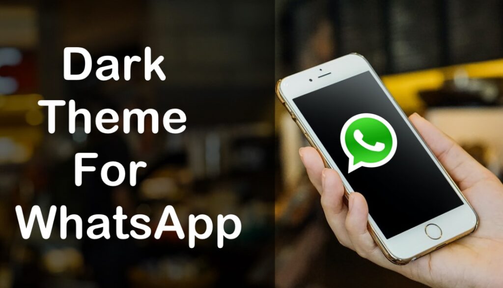 how to apply dark theme for whatsapp