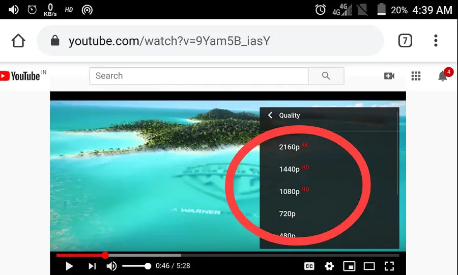 Why Youtube stuck at 480p resolution  - Max Limit 480p - Here's how to fix it