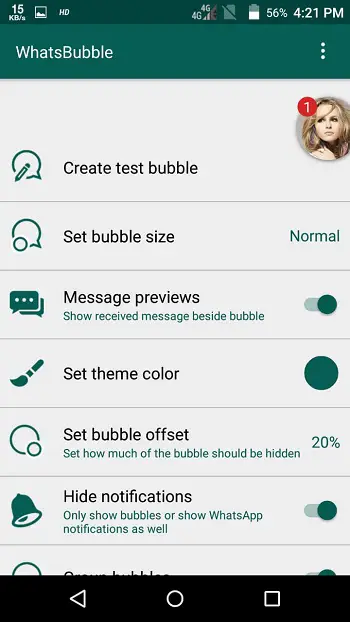How To Enable Chat Head On WhatsApp 