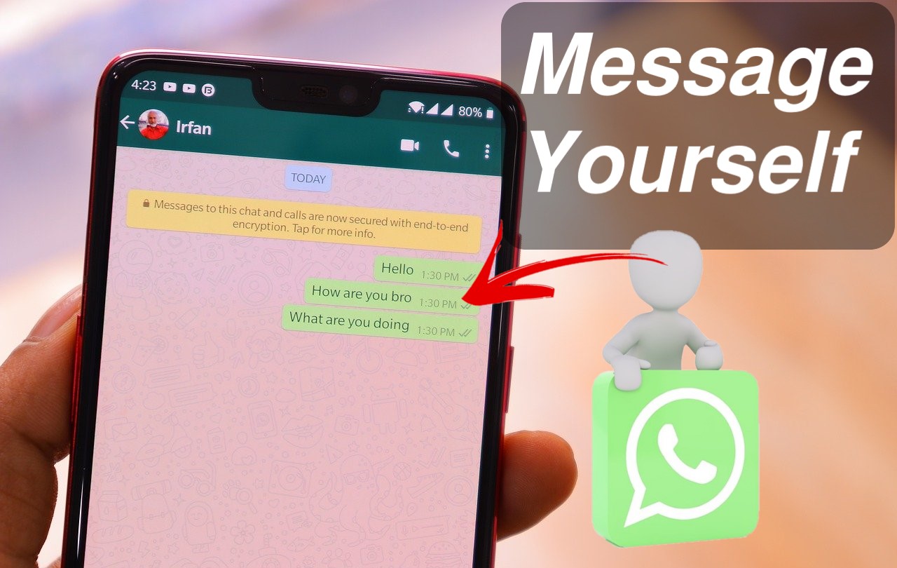 How to message yourself on whatsapp
