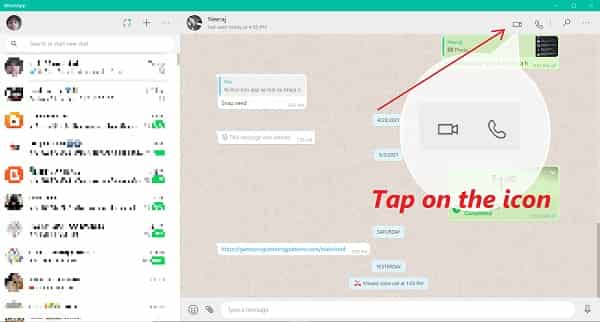 How to do WhatsApp Video Call on PC